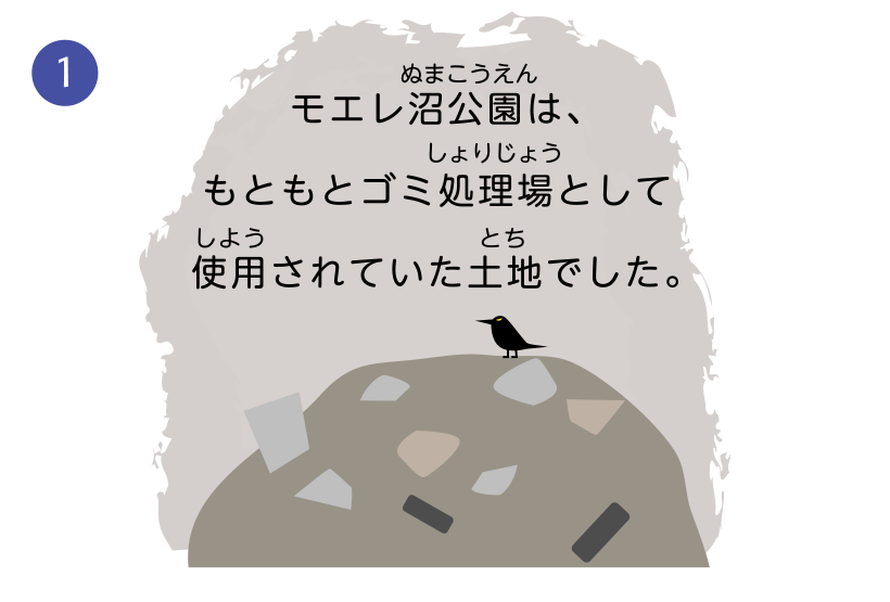 モエレ沼公園は、もともとゴミ処理場として使用されていた土地でした。